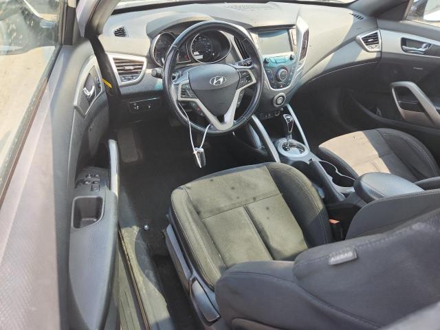 KMHTC6AD8HU315735 - 2017 HYUNDAI VELOSTER WHITE photo 8