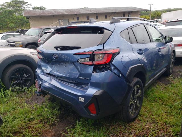 JF2GUADC4RH246949 - 2024 SUBARU CROSSTREK PREMIUM BLUE photo 3