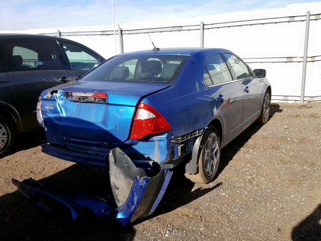 3FAHP0HA7BR281086 - 2011 FORD FUSION SE  photo 4