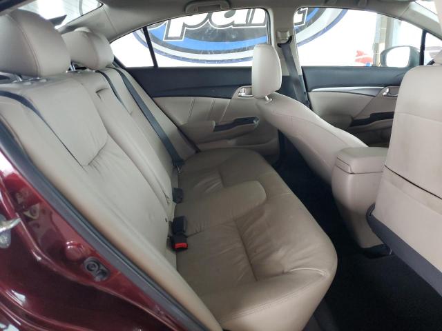 19XFB2F99FE254991 - 2015 HONDA CIVIC EXL RED photo 10