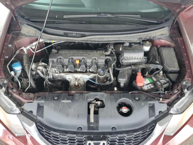 19XFB2F99FE254991 - 2015 HONDA CIVIC EXL RED photo 11