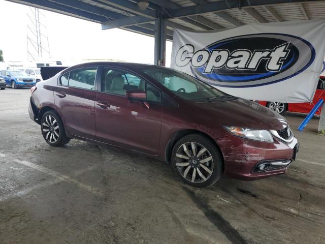 19XFB2F99FE254991 - 2015 HONDA CIVIC EXL RED photo 4