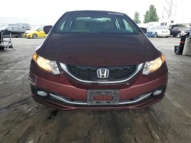 19XFB2F99FE254991 - 2015 HONDA CIVIC EXL RED photo 5