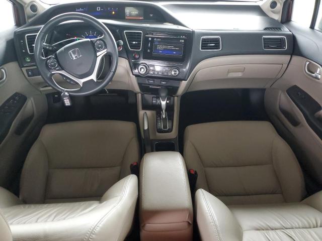 19XFB2F99FE254991 - 2015 HONDA CIVIC EXL RED photo 8