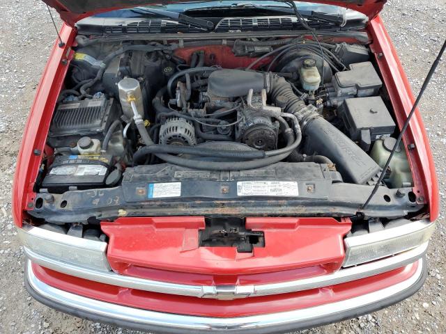 1GKDT13W7W2530403 - 1998 GMC JIMMY RED photo 12