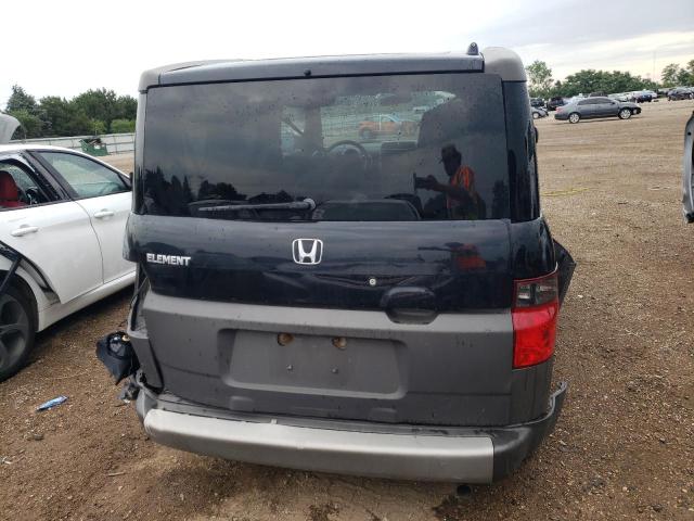 5J6YH28664L031493 - 2004 HONDA ELEMENT EX BLACK photo 6