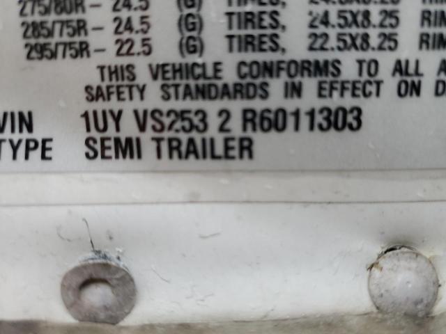 1UYVS2532R6011303 - 2024 UTILITY TRAILER WHITE photo 10