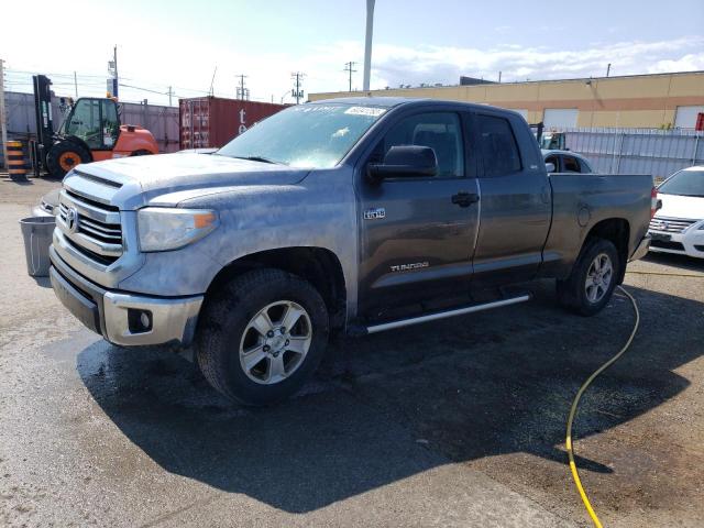 5TFUY5F12HX588624 - 2017 TOYOTA TUNDRA DOUBLE CAB SR/SR5 GRAY photo 1