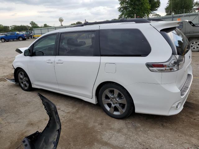 5TDXK3DC9CS238753 - 2012 TOYOTA SIENNA SPORT WHITE photo 2