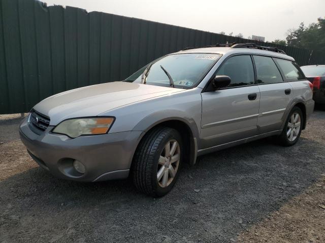 4S4BP61C667317437 - 2006 SUBARU LEGACY OUTBACK 2.5I SILVER photo 1