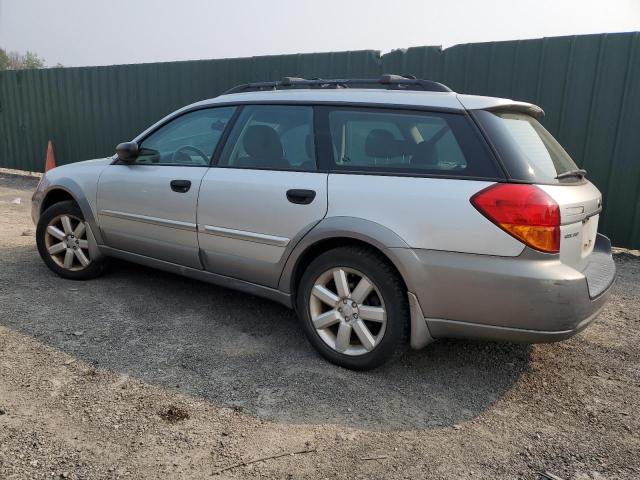 4S4BP61C667317437 - 2006 SUBARU LEGACY OUTBACK 2.5I SILVER photo 2