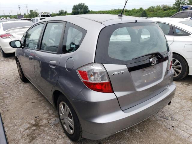 JHMGE88209S074457 - 2009 HONDA FIT GRAY photo 2