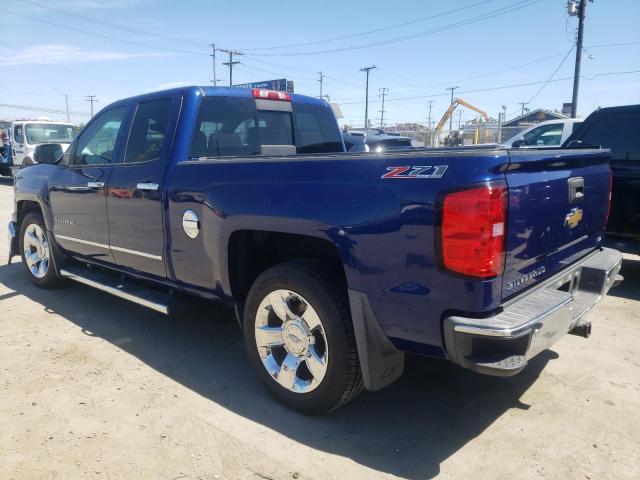 1GCVKSEJXEZ188087 - 2014 CHEVROLET SILVERADO K1500 LTZ BLUE photo 2