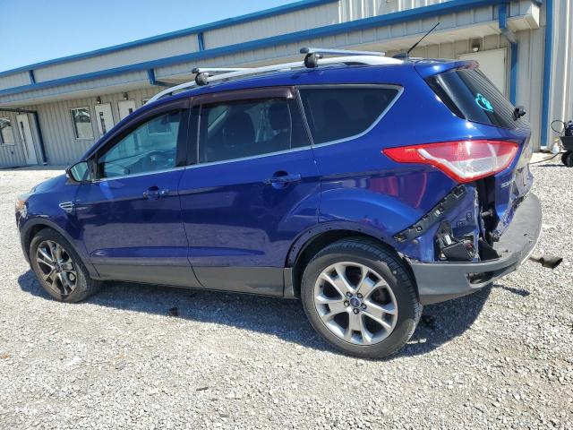 1FMCU0JX0EUB14704 - 2014 FORD ESCAPE TITANIUM BLUE photo 2