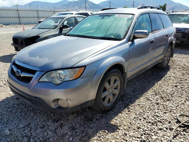 4S4BP61C787321306 - 2008 SUBARU OUTBACK 2.5I GRAY photo 1