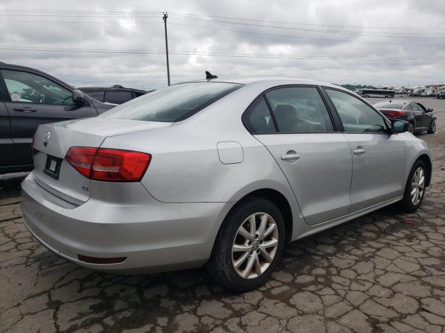 3VWD17AJ6FM267922 - 2015 VOLKSWAGEN JETTA SE SILVER photo 3