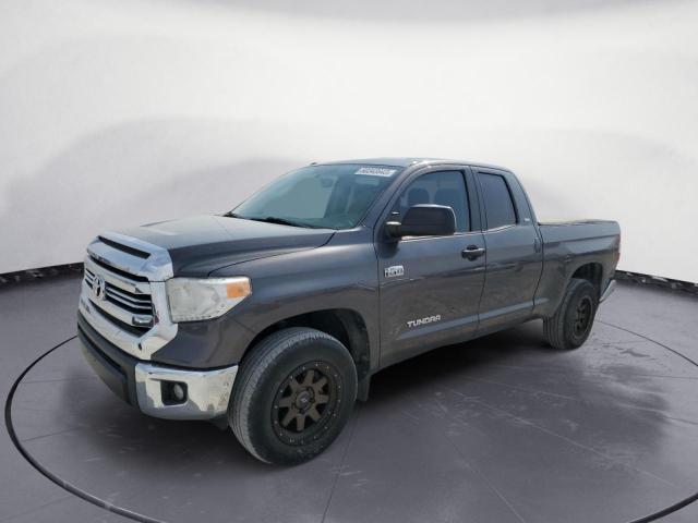 5TFRY5F13HX220989 - 2017 TOYOTA TUNDRA DOUBLE CAB SR/SR5 GRAY photo 1