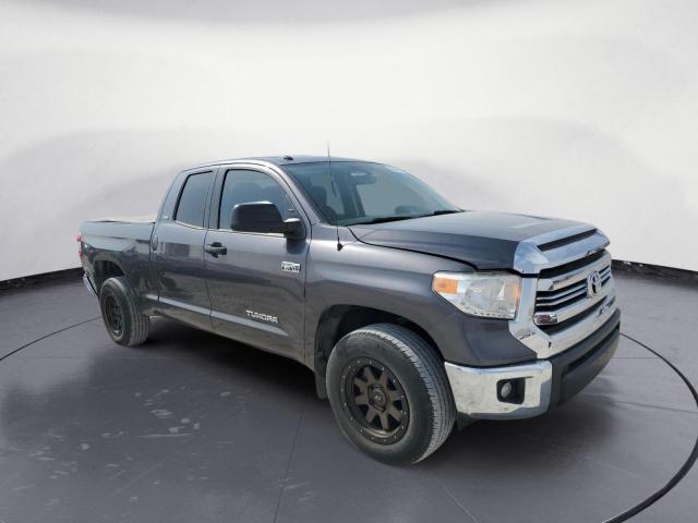 5TFRY5F13HX220989 - 2017 TOYOTA TUNDRA DOUBLE CAB SR/SR5 GRAY photo 4