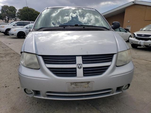 2D4GP44L27R126997 - 2007 DODGE GRAND CARA SXT SILVER photo 5