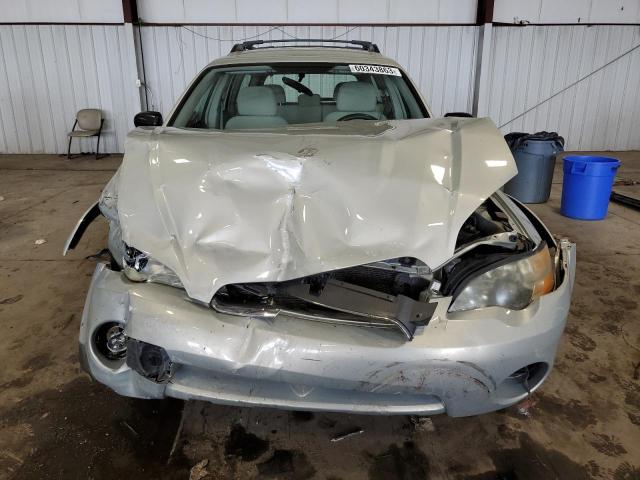 4S4BP61C167324778 - 2006 SUBARU LEGACY OUTBACK 2.5I SILVER photo 5