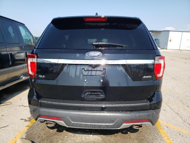 1FM5K8D81JGA64986 - 2018 FORD EXPLORER XLT BLACK photo 6