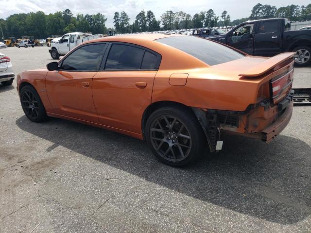 2B3CL5CTXBH571664 - 2011 DODGE CHARGER R/T ORANGE photo 2