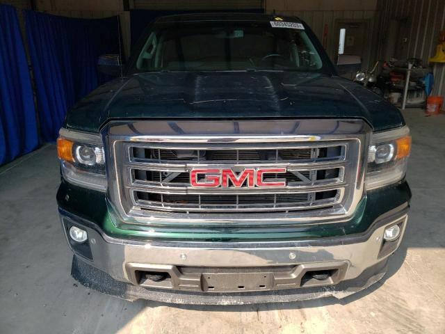 1GTV2VECXEZ341442 - 2014 GMC SIERRA K1500 SLT GREEN photo 5