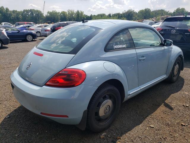 3VWJP7AT8EM606164 - 2014 VOLKSWAGEN BEETLE BLUE photo 3