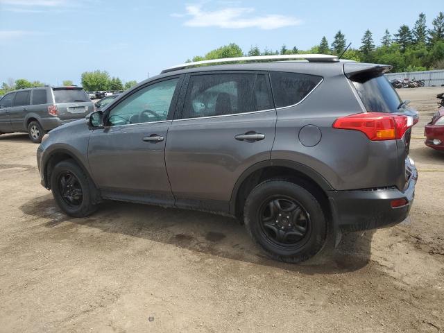 2T3ZFREV7EW074758 - 2014 TOYOTA RAV4 LE GRAY photo 2