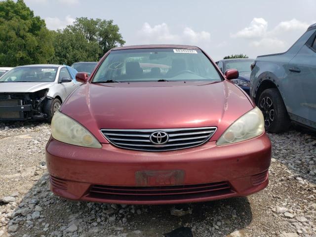 4T1BE32K36U156542 - 2006 TOYOTA CAMRY LE BURGUNDY photo 5