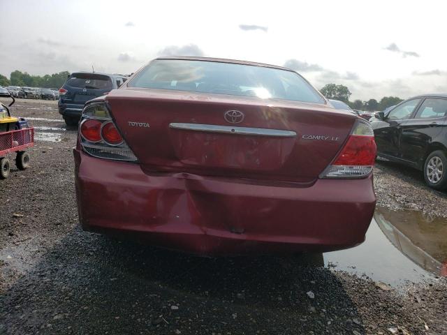 4T1BE32K36U156542 - 2006 TOYOTA CAMRY LE BURGUNDY photo 6