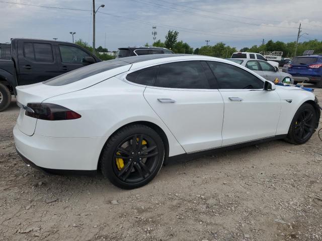 5YJSA1H18EFP42437 - 2014 TESLA MODEL S 白色 照片 3