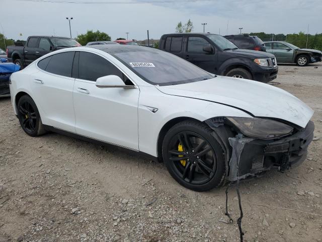 5YJSA1H18EFP42437 - 2014 TESLA MODEL S 白色 照片 4