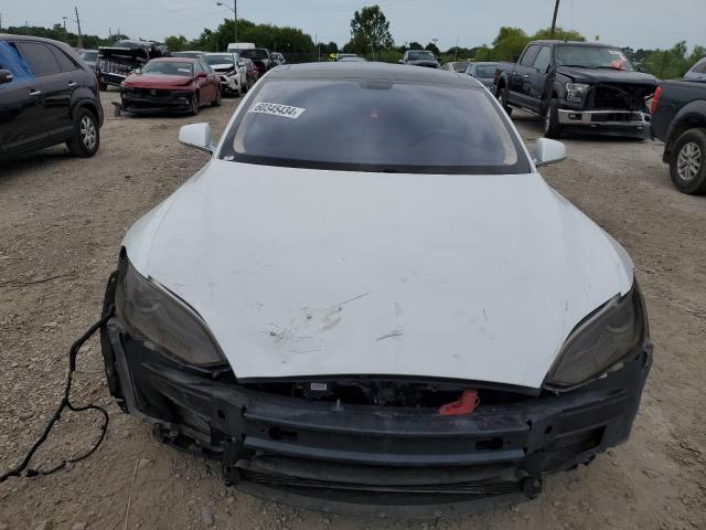 5YJSA1H18EFP42437 - 2014 TESLA MODEL S 白色 照片 5