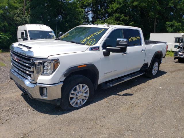 1GT49NEY9MF288221 - 2021 GMC SIERRA K2500 SLT WHITE photo 1