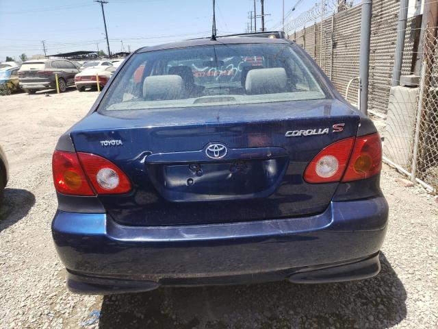 1NXBR32EX3Z011766 - 2003 TOYOTA COROLLA CE BLUE photo 6