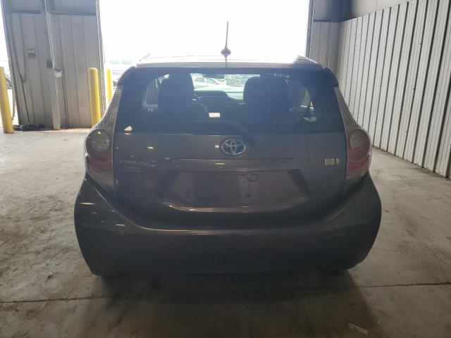 JTDKDTB38C1523335 - 2012 TOYOTA PRIUS C GRAY photo 6