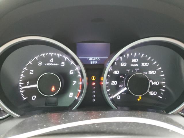 2HNYB1H60CH500956 - 2012 ACURA ZDX ADVANCE Czarny zdjęcie 9