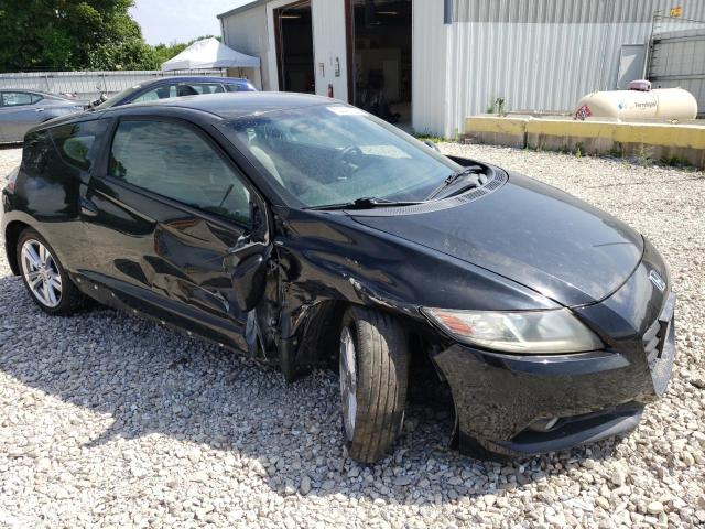 JHMZF1D66BS002738 - 2011 HONDA CR-Z EX BLACK photo 4