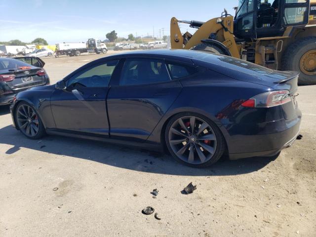 5YJSA1DP4DFP04566 - 2013 TESLA MODEL S Mavi foto 2