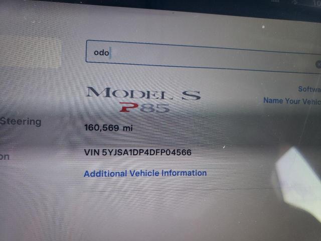 5YJSA1DP4DFP04566 - 2013 TESLA MODEL S Mavi foto 9