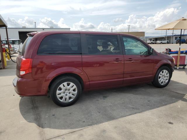 2C4RDGBG9HR802837 - 2017 DODGE GRAND CARA SE BURGUNDY photo 3