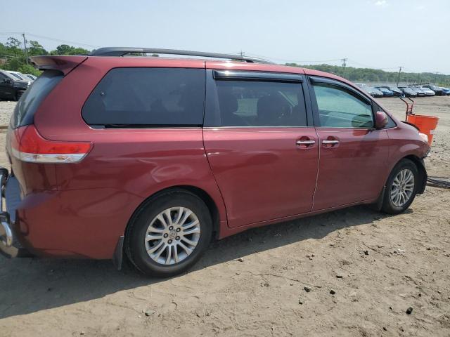 5TDYK3DC3BS157220 - 2011 TOYOTA SIENNA XLE BURGUNDY photo 3