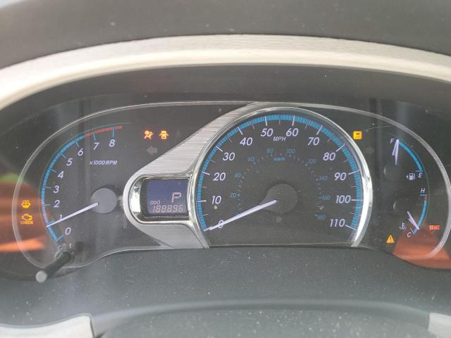 5TDYK3DC3BS157220 - 2011 TOYOTA SIENNA XLE BURGUNDY photo 9