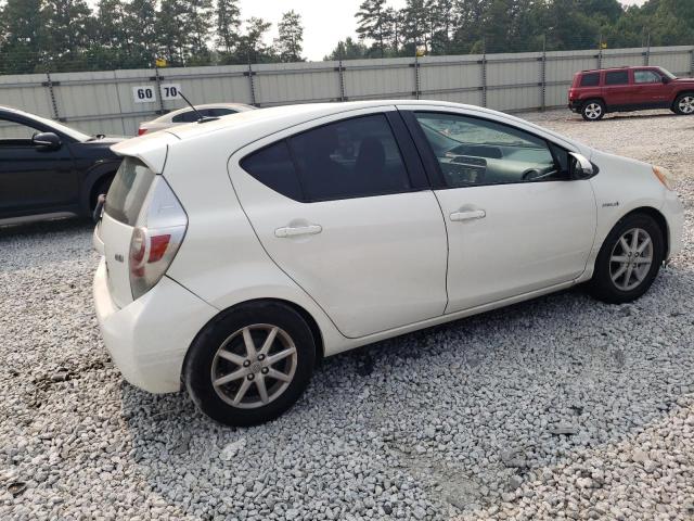 JTDKDTB37C1017365 - 2012 TOYOTA PRIUS C WHITE photo 3