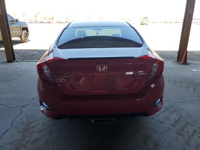 2HGFC2F80LH561164 - 2020 HONDA CIVIC SPORT 红色 照片 6