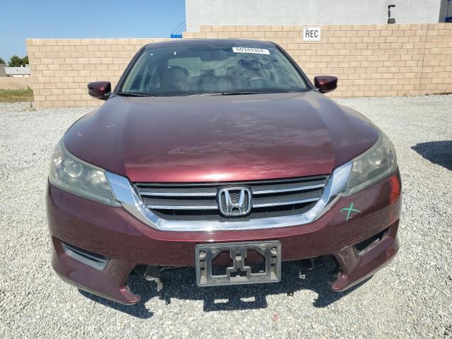 1HGCR2F30FA035965 - 2015 HONDA ACCORD LX BURGUNDY photo 5