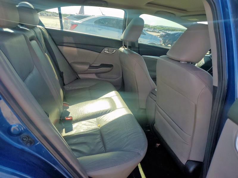 19XFB2F98FE003587 - 2015 HONDA CIVIC EXL BLUE photo 10