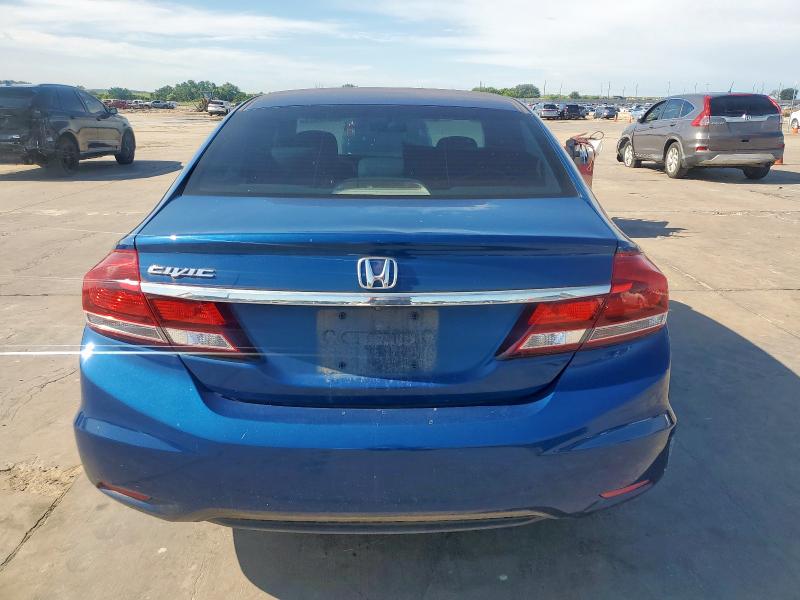 19XFB2F98FE003587 - 2015 HONDA CIVIC EXL BLUE photo 6