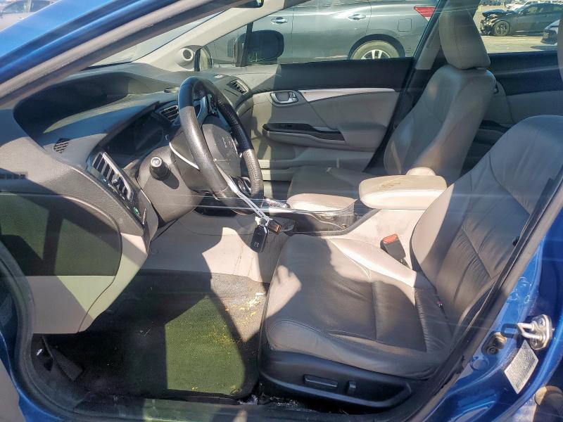 19XFB2F98FE003587 - 2015 HONDA CIVIC EXL BLUE photo 7